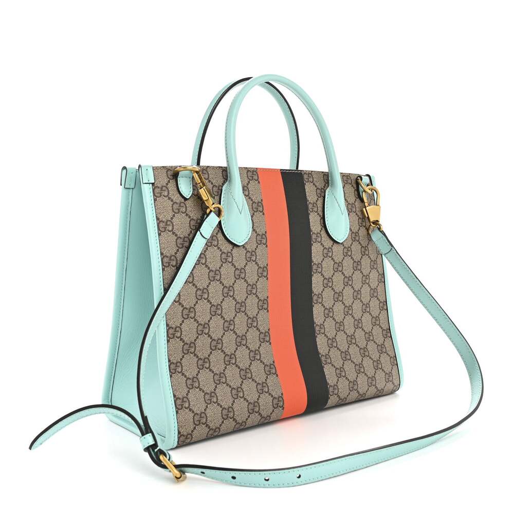 Gg Supreme Textured Dollar Calfskin Web #223760G16B - Picture 3 of 11